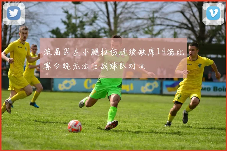 浓眉因左小腿拉伤连续缺席14场比赛今晚无法出战球队对决